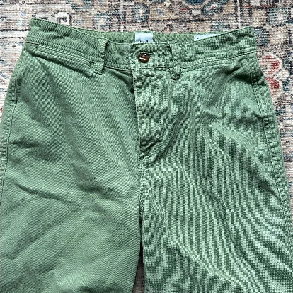 Gap High Rise Wide-Leg Crop Size 4 - Picture 4 of 5